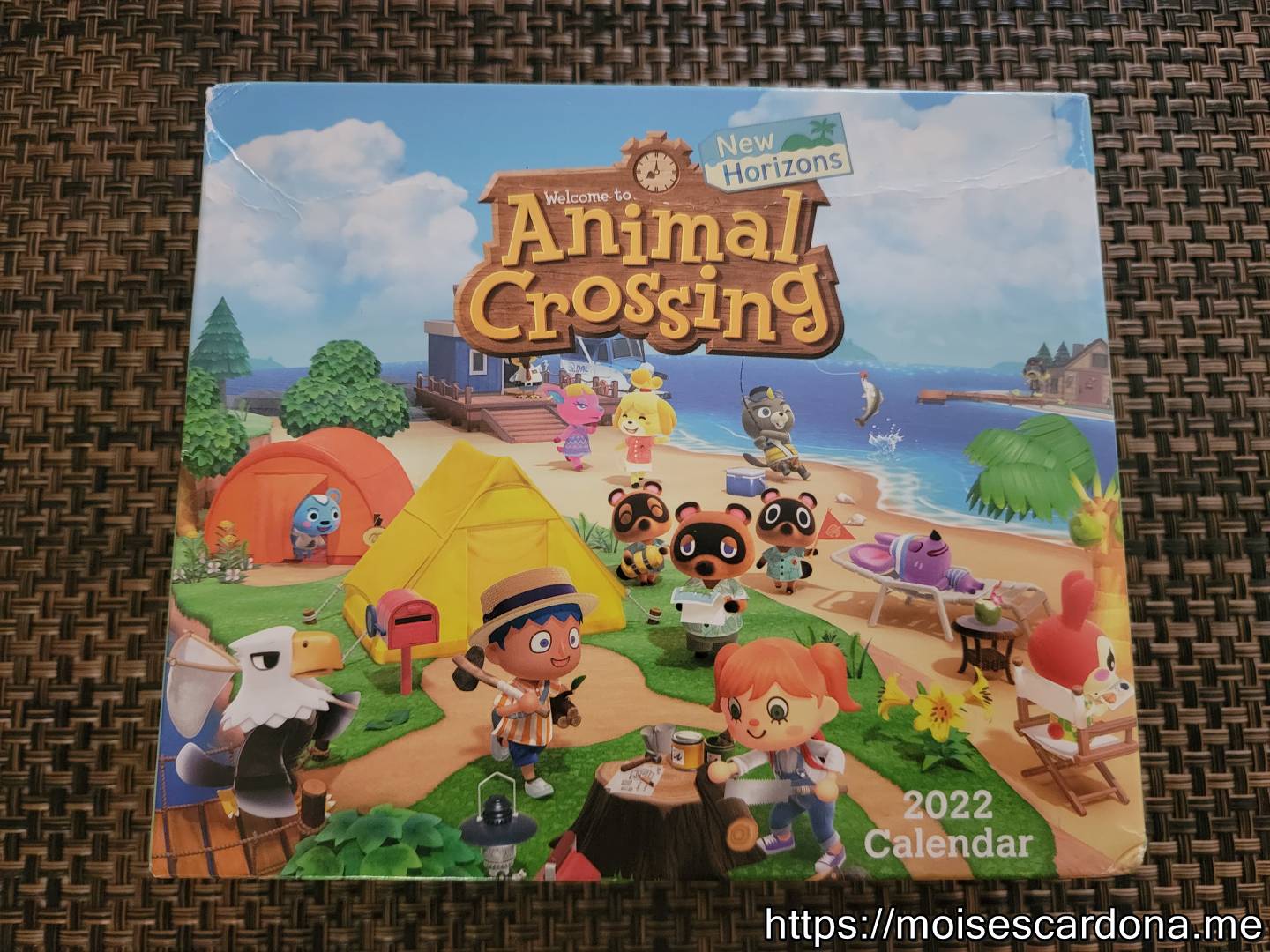 Animal Crossing New Horizons 2022 DaytoDay Calendar Moisés Cardona