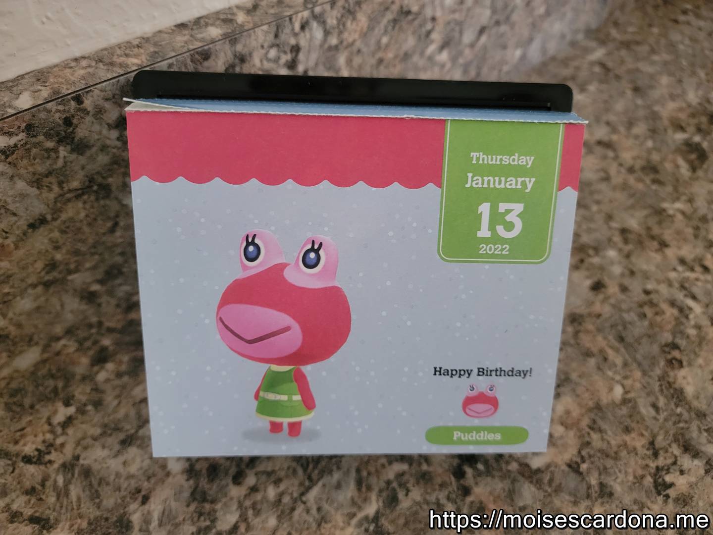 Animal Crossing New Horizons 2022 Day-to-Day Calendar 5