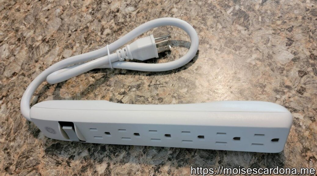 GE 6-Outlet Power Strip 003