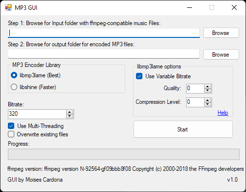 MP3 GUI v1.0