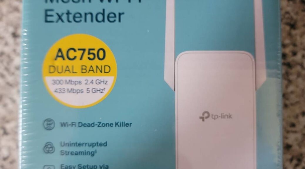 TP-Link AC750 Wifi Extender (RE215) - Box Front