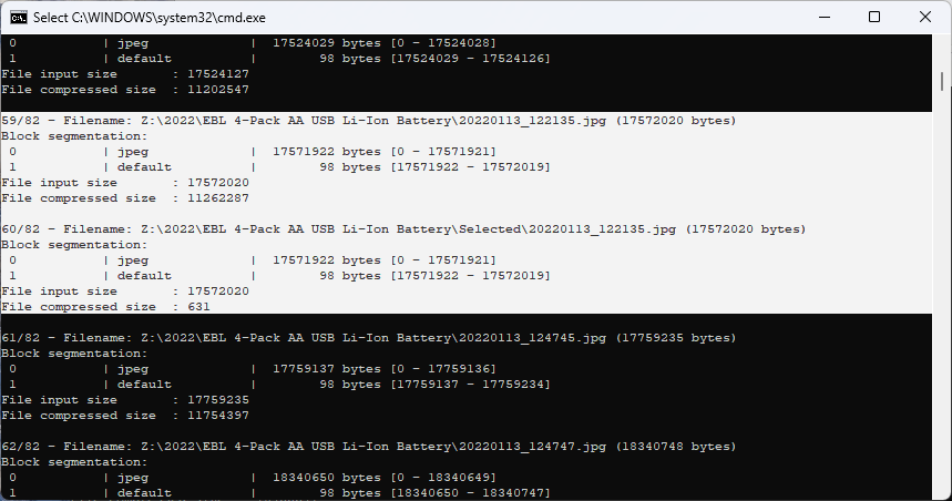 PAQCompress v0.6.0 Compression by File Name