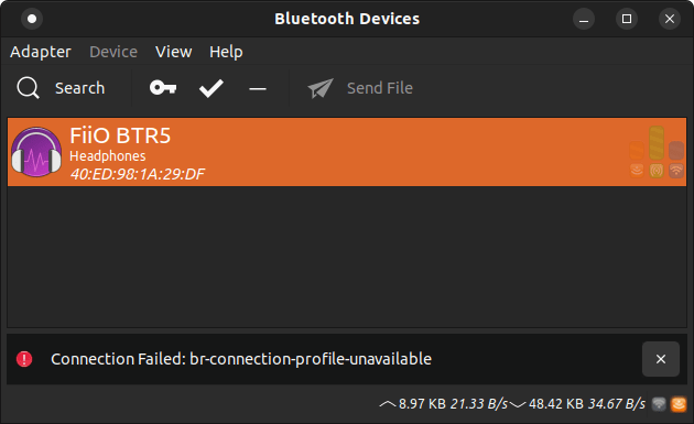 1 - Bluetooth device cannot connect