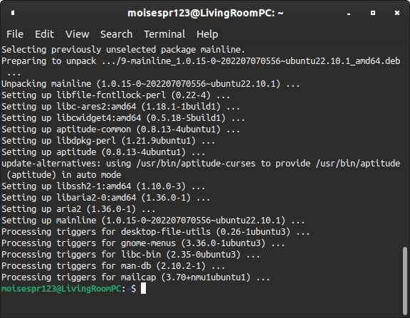 Upgrading to the latest Linux Kernel with Mainline - Installing Mainline - 3