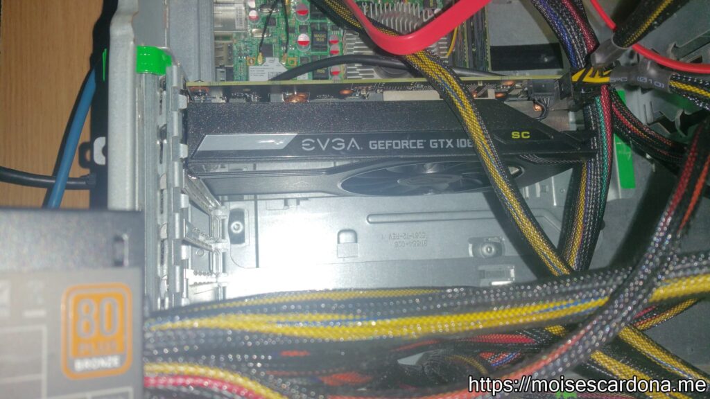 03 - EVGA 1060 in Jetway NF9F-QM77 in old case 2