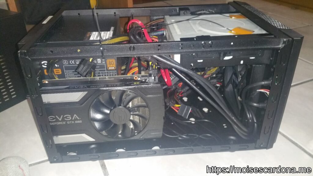 04 - EVGA 1060 in Jetway NF9F-QM77 in Thermaltake case