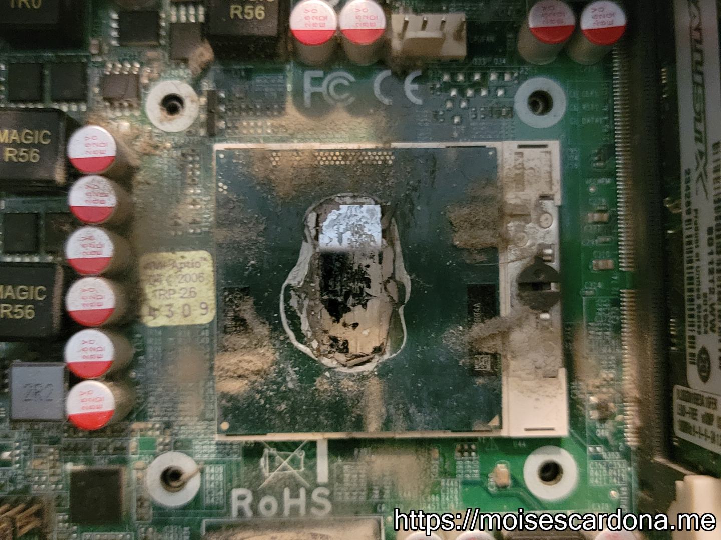 05 - Intel i7-3610QM CPU in socket