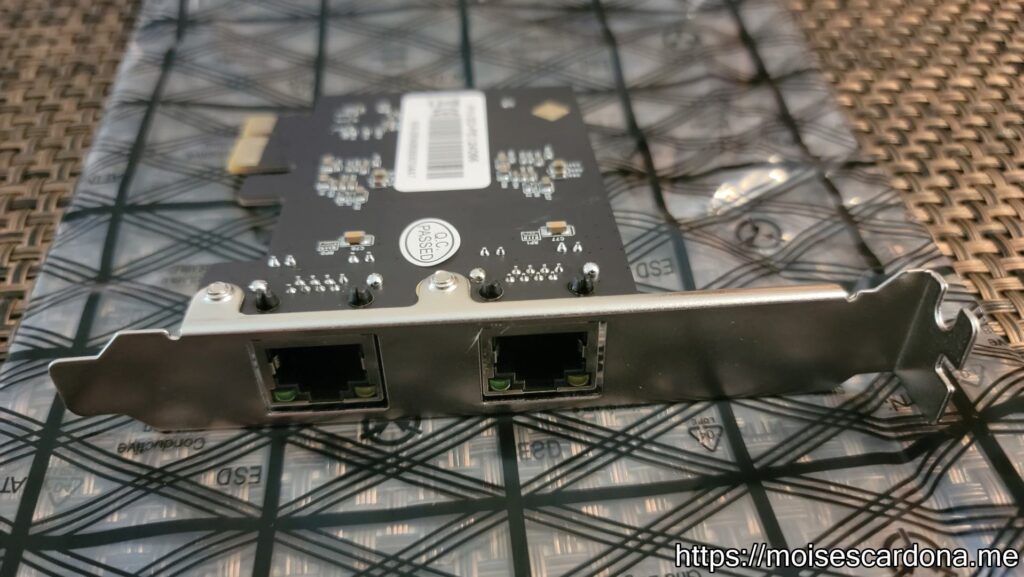 8 - IOCREST PCI Express x1 to Dual 2.5gbit LAN (Realtek RTL8125B) - Card Ports