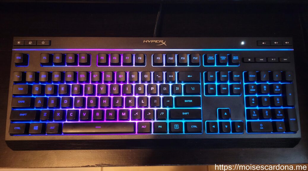 HyperX Alloy Core RBG Keyboard - Aurora Effect Mode - Video Splash Image