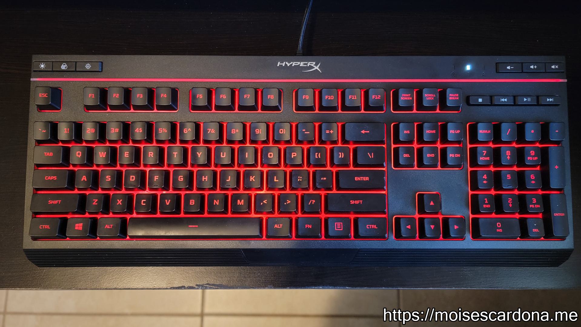 HyperX Alloy Core RGB Keyboard - Solid Mode Effect - Color 2