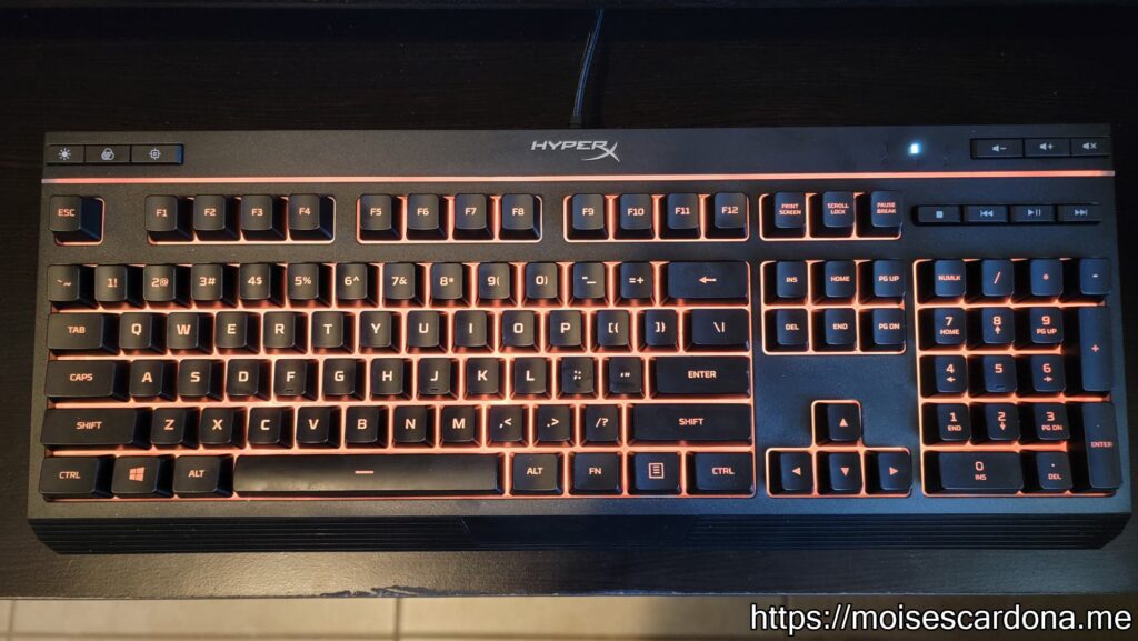 HyperX Alloy Core RGB Keyboard - Solid Mode Effect - Color 3