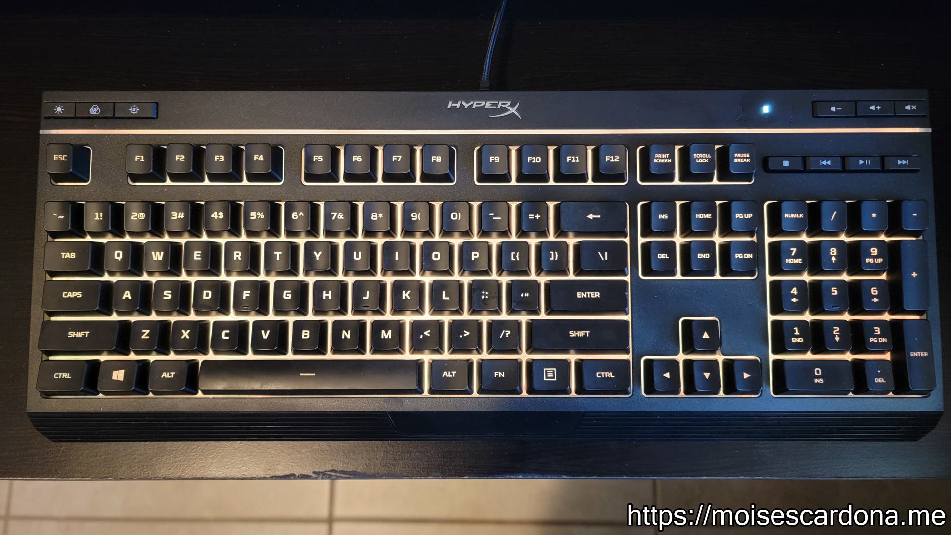 HyperX Alloy Core RGB Keyboard - Solid Mode Effect - Color 4
