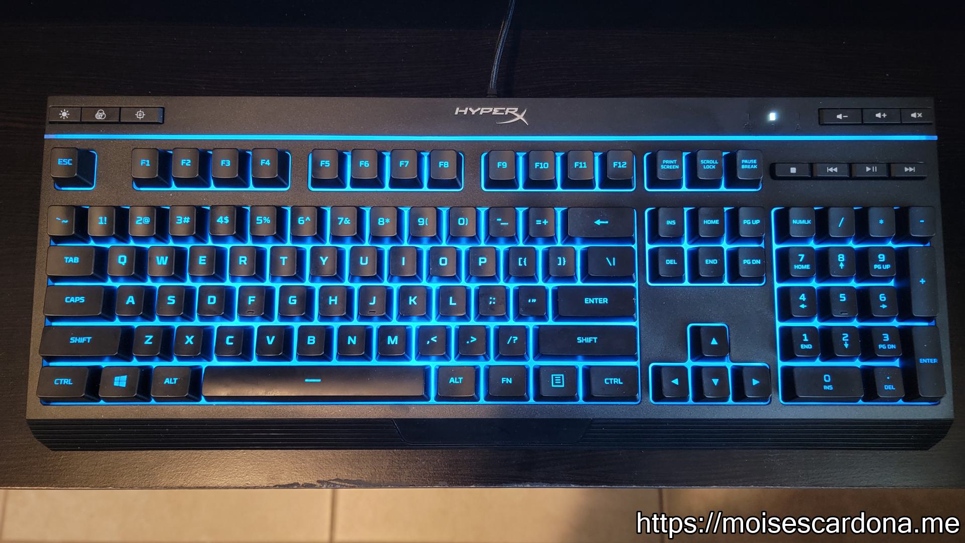 HyperX Alloy Core RGB Keyboard - Solid Mode Effect - Color 6