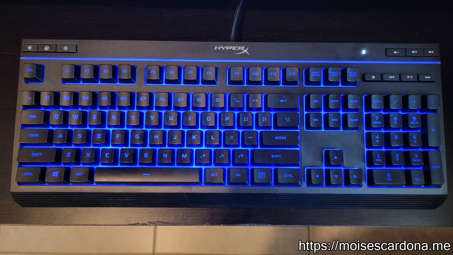 HyperX Alloy Core RGB Keyboard - Solid Mode Effect - Color 7