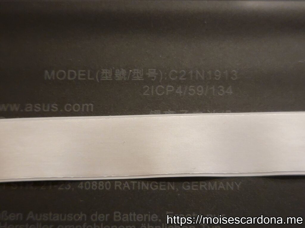 ASUS E210MA 11.6 inch laptop - 15 - Battery Part Number