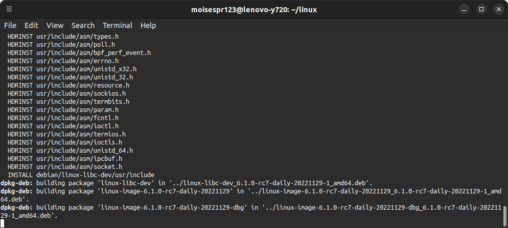 Compiling the Linux Kernel - 22