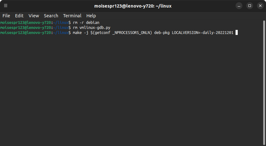 Updating and Compiling the Linux Kernel - 05