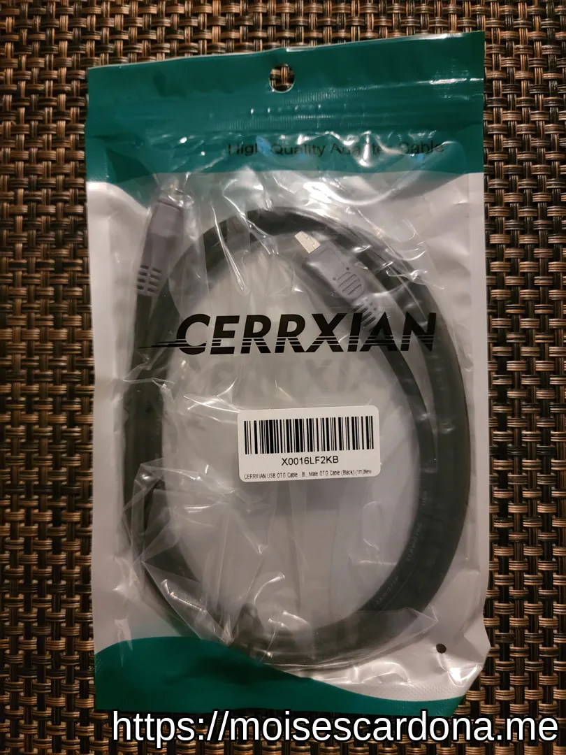 CERRXIAN Micro USB to Mini USB OTG Cable 1