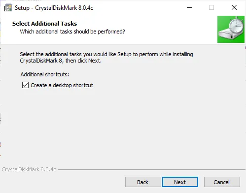 Installing CrystalDiskMark - 4