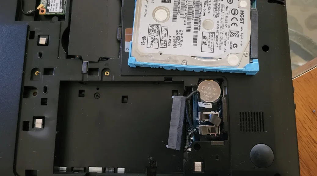 Removing the Hard Disk Drive in the HP 2000-2c20NR Laptop 08