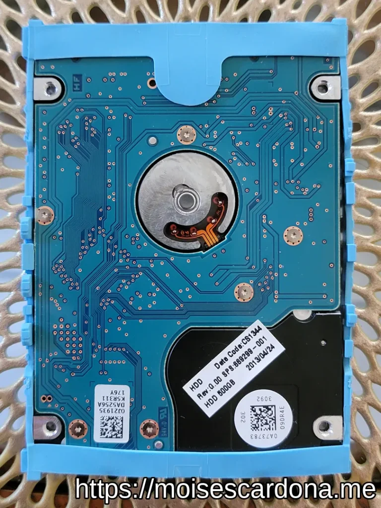 Removing the Hard Disk Drive in the HP 2000-2c20NR Laptop 10
