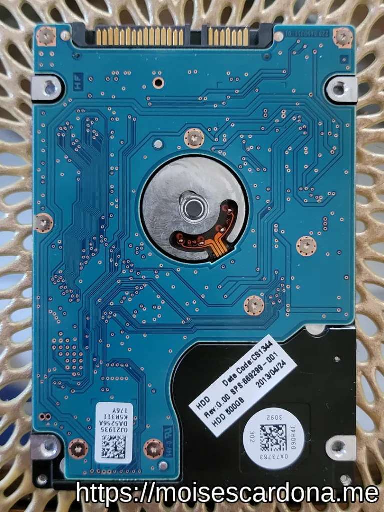 Removing the Hard Disk Drive in the HP 2000-2c20NR Laptop 13