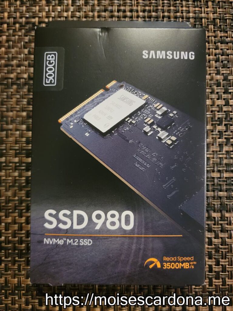 Samsung SSD 980 for ASUS E210MA laptop 02