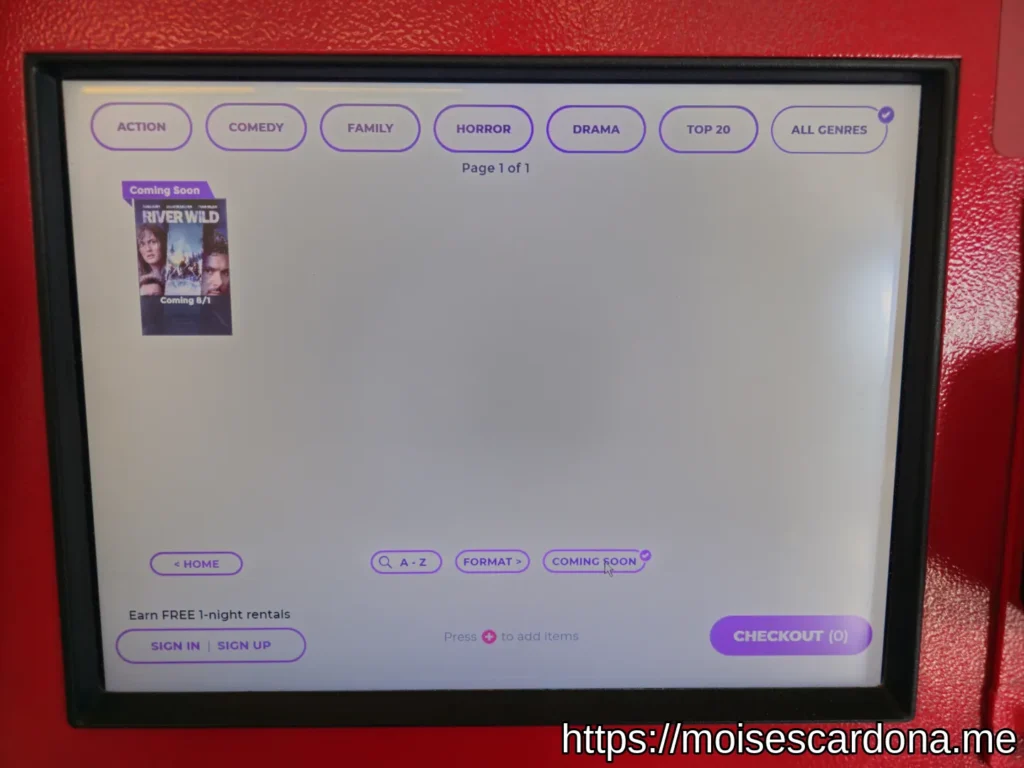 Redbox Coming Soon as of July 24, 2023