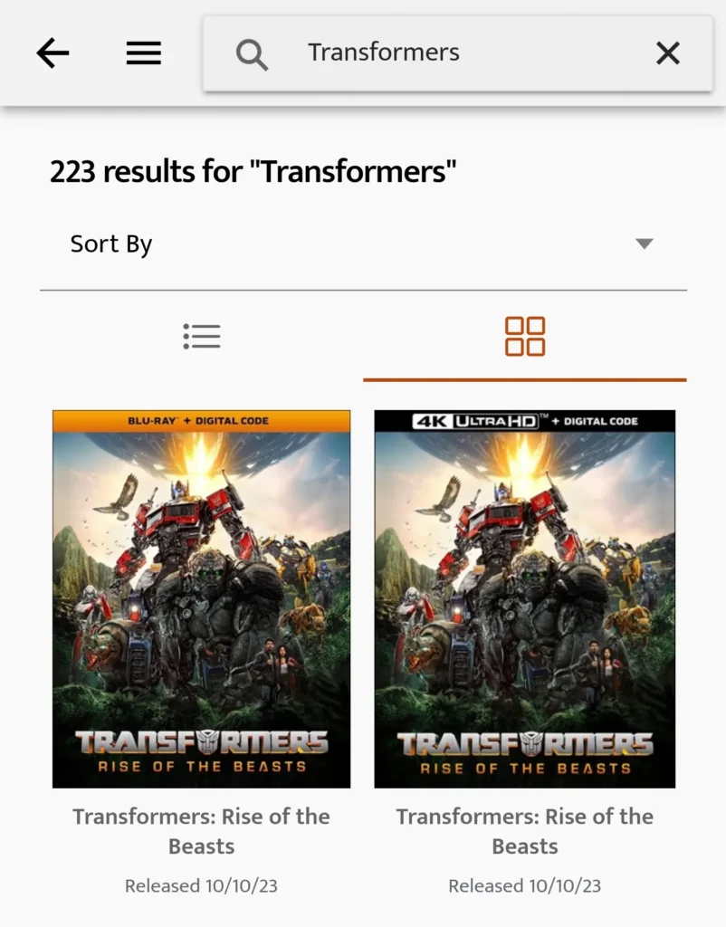 Transformers Rise of the Beasts on GameFly