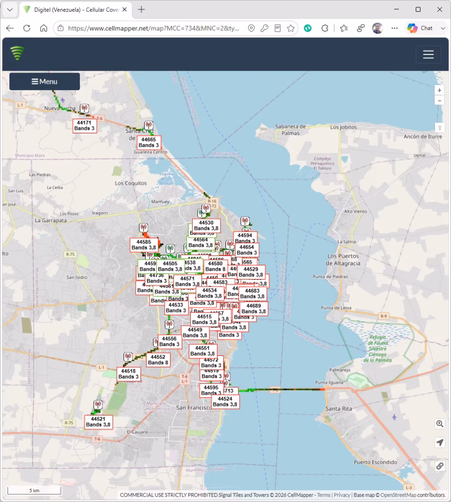 1 - 3 - cellmapper maracaibo 2026-05