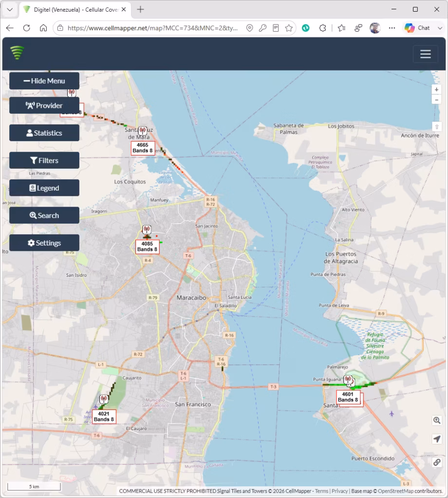 1 - 5 - cellmapper maracaibo 2026-05